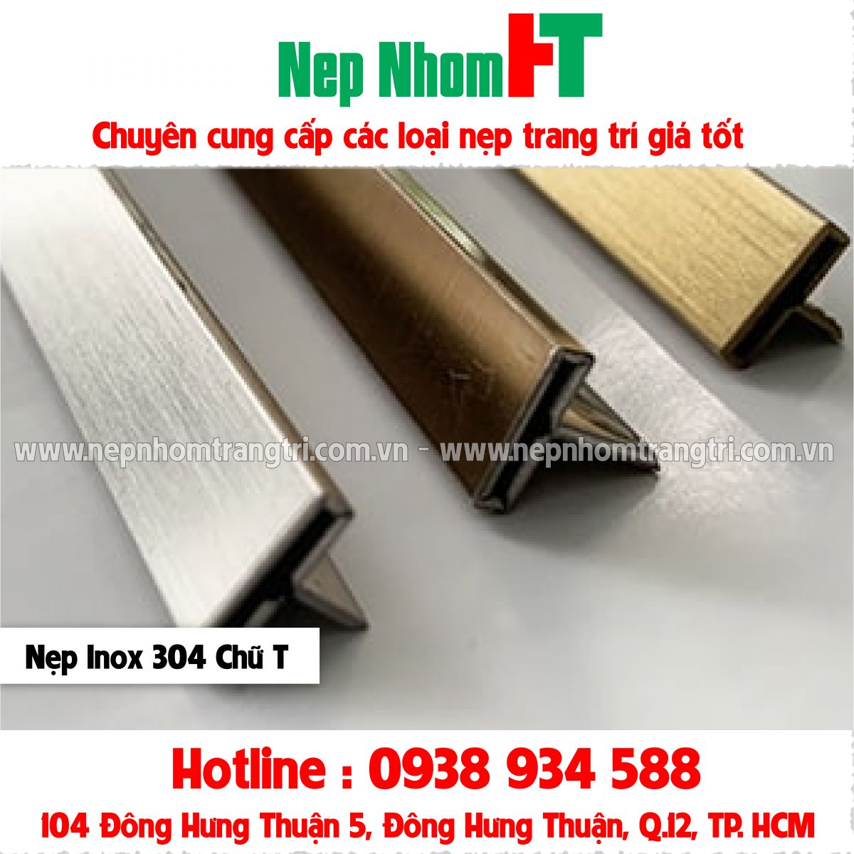 NẸP INOX 304 CHỮ T