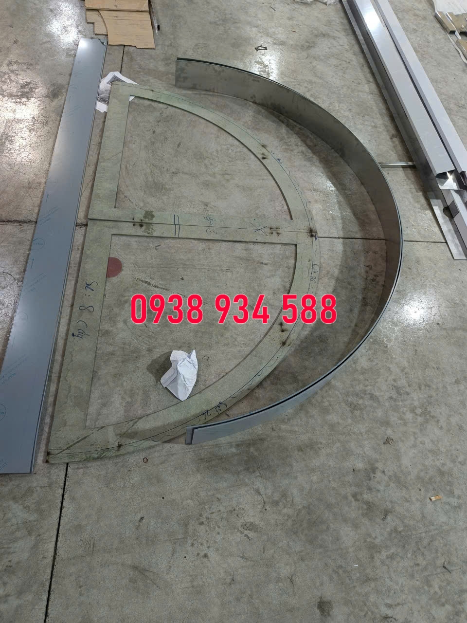 Gia công uốn Trần inox 