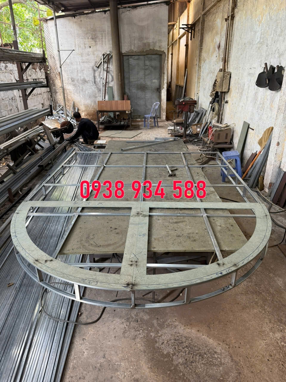 Trần inox theo hiện trạng