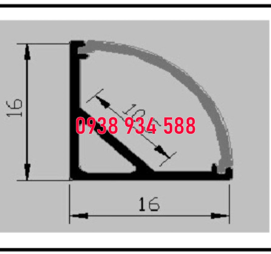 Nẹp led góc