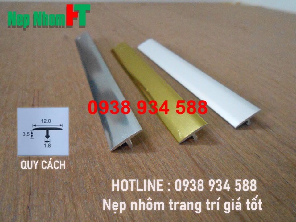 Thi công Nẹp viền kính L5x20mm vàng bóng & nẹp chỉ trang trí T12mm chân 3mm vàng bóng .