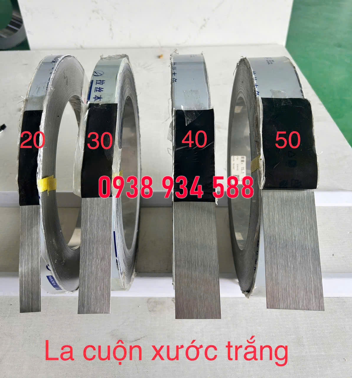 LA CUỘN INOX TRẮNG XƯỚC