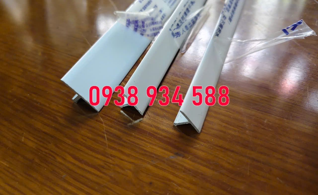 Nẹp nhôm T trắng sữa